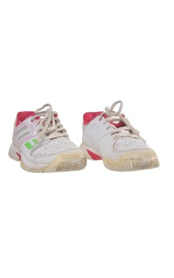 Adidasi albi cu roz Babolat, marime 31