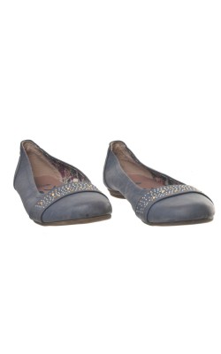 Balerini gri Spicy, marime 35