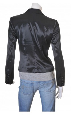 Blazer cambrat negru satinat Vero Moda, marime 38