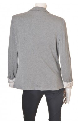 Blazer din jerseu gri Mango, marime XL