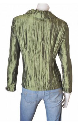 Blazer din satin creponat Andrea by PM Norway, marime 48