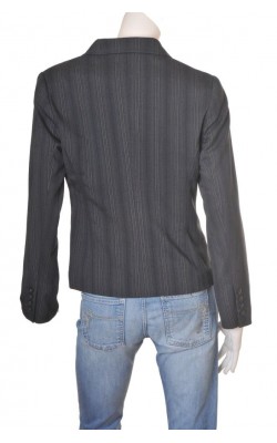 Blazer gri cu dungi Street One, croi cambrat, marime 44
