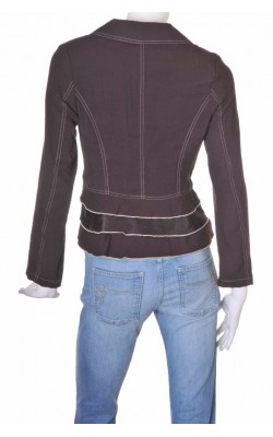 Blazer maro cambrat Pardon, marime 38