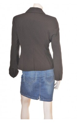 Blazer negru Atmosphere, captuseala lila, marime 44