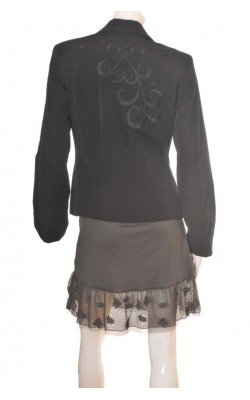 Blazer negru brodat Vero Moda, marime 42