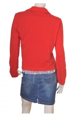 Blazer jerseu rosu City Life, marime XXL