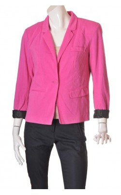 Blazer roz Vero Moda, captuseala bleumarin, marime 46