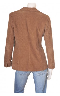 Blazer velur H&M Hennes, croi cambrat, marime 42