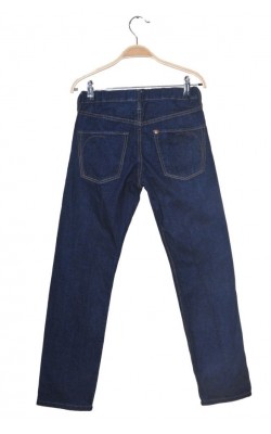 Blugi bleumarin H&M, talie ajustabila, 9-10 ani