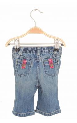 Blugi brodati Old Navy, buzunare dantela roz, 0-3 luni