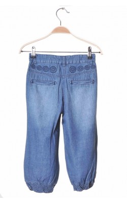 Blugi capri Fransa, loose fit, talie ajustabila, 9 ani