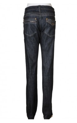 Blugi drepti Lifetime, fir metalic, marime 38