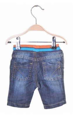 Blugi F&F, talie pe elastic, 0-1 luni