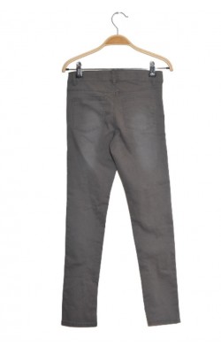 Blugi gri stretch H&M, talie ajustabila, 10-11 ani