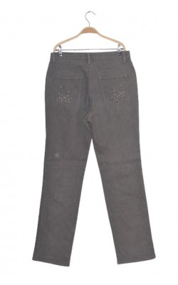 Blugi gri Vianni, stretch, marime 42
