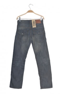 Blugi H&M Bragg Regular Seat Straight Leg, talie ajustabila, 10-11 ani