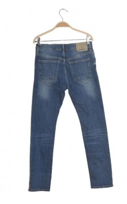 Blugi Lindex Narrow denim, talie ajustabila, 12-13 ani