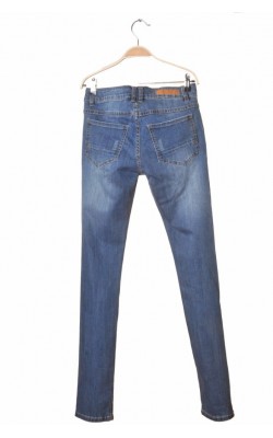 Blugi skinny Lab Industries by Kappahl, talie ajustabila, 14 ani