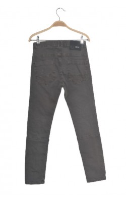 Blugi slim fit culoare gri Zara, talie ajustabila, 10 ani