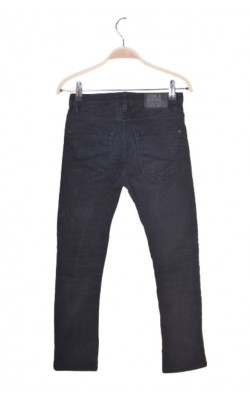 Blugi stretch skinny fit H&M, talie ajustabila, 8-9 ani
