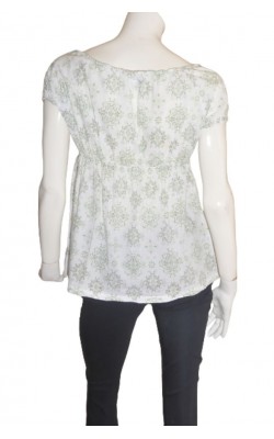 Bluza alba cu flori Kappahl, marime 40/42