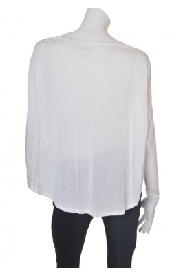 Bluza alba dama Lindex, croi supradimensionat, marime 38