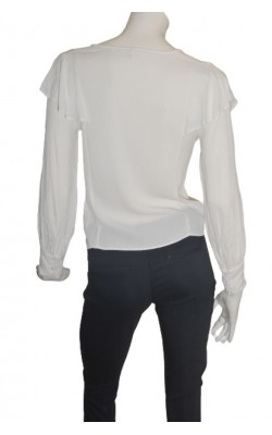 Bluza alba H&M, vascoza, marime 36