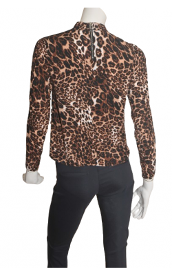 Bluza animal print Pieces, vascoza, marime 38