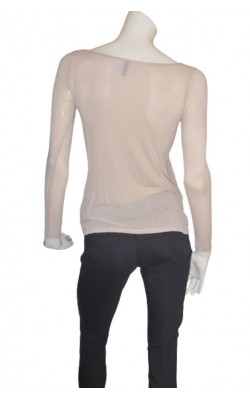 Bluza bej din jerseu fin H&M, marime 34