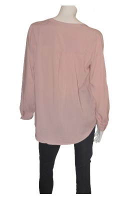 Bluza din vascoza roz nisipiu Amisu, marime XL
