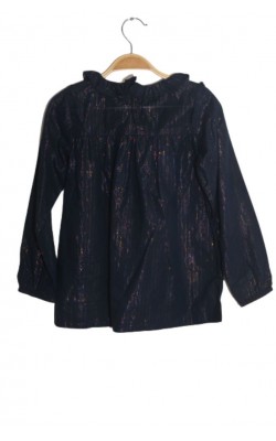 Bluza fir metalic si dantela Kids World, 7-8 ani