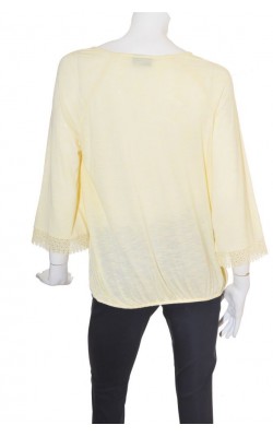 Bluza galbena cu dantela Gina Benotti, marime L