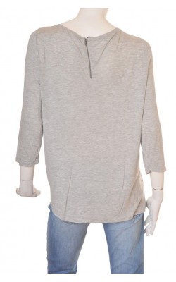 Bluza gri fermoar spate Cubus, marime XL