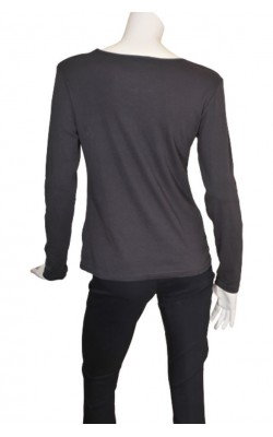 Bluza gri guler cu margele Tara, marime 44