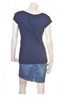 Bluza guler in V din bumbac H&M, marime 40