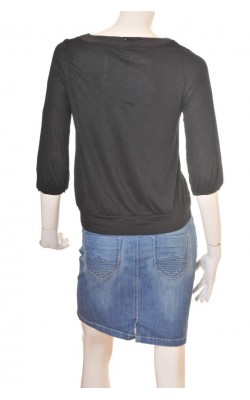 Bluza H&M, guler cu funda paiete, marime 38