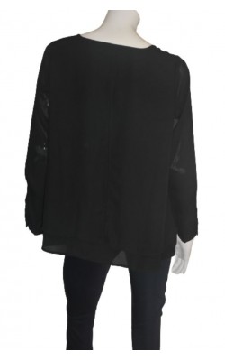 Bluza neagra eleganta Zizzi, marime 48