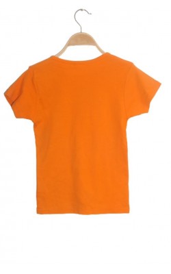 Bluza oranj bumbac, 12-13 ani