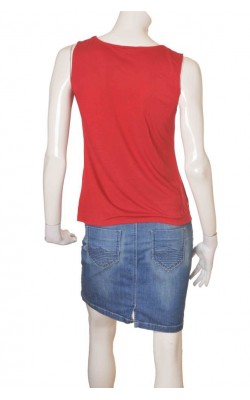 Bluza rosie cu guler brodat Dna Copenhagen, marime M