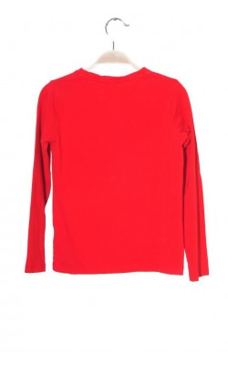 Bluza rosie Name It, bumbac organic 9-10 ani