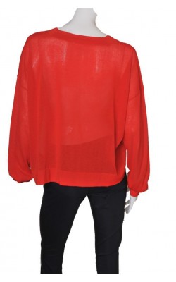 Bluza rosie supradimensionata H&M, marime L