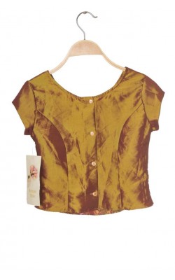 Bluza satin Genuine Rose, imprimeu floral, 9-10 ani
