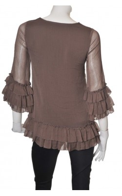 Bluza Sorbet, guler satin cu margele, marime 36