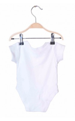 Body alb cu imprimeu pui George, 0-3 luni, 5.5 kg