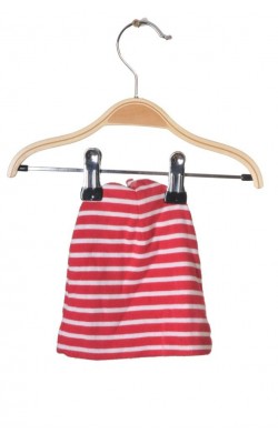 Caciula jerseu rosu cu alb Kappahl, 7-9 luni