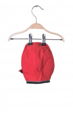 Caciula rosie vatuita Polarn O.Pyret, dublura fleece, 9-12 luni