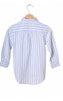 Camasa alba cu dungi bleu Gap, 5 ani