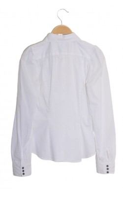 Camasa alba cu nasturi negri H&M, marime 34