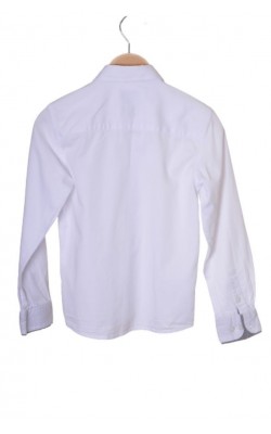 Camasa alba Name It, croi fit, 9 ani