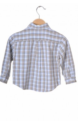 Camasa bej cu albastru H&M L.o.g.g., 2-3 ani